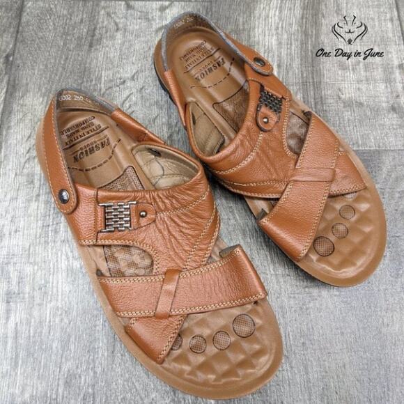 Asoekin Open Toe Sandal Size 260 (men's 8) - Picture 2 of 5